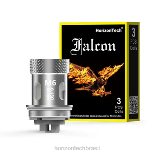 HorizonTech Falcon bobinas (pacote com 3) m6 0,15 ohm (pacote com 3) 8446167 Horizon tech vape coils