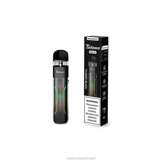 HorizonTech Talons sistema de pod preto clássico 844620 HorizonTech vape kit