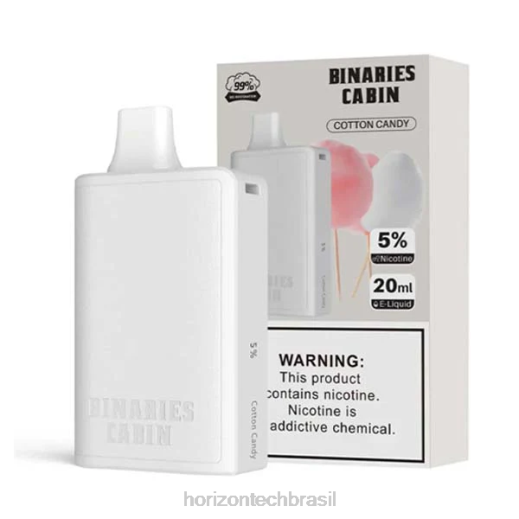 HorizonTech Binaries Cabin descartável 20ml algodão doce 844673 HorizonTech vape brasil
