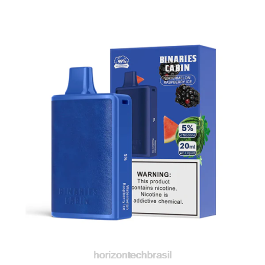 HorizonTech Binaries Cabin descartável 20ml gelo de melancia e framboesa 844671 HorizonTech brasil