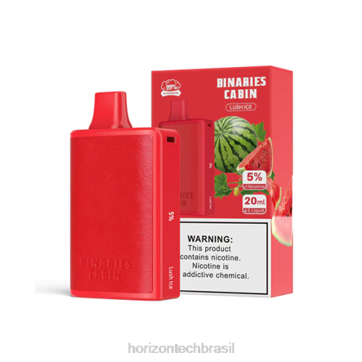 HorizonTech Binaries Cabin descartável 20ml gelo exuberante 844659 Horizon tech vape tank