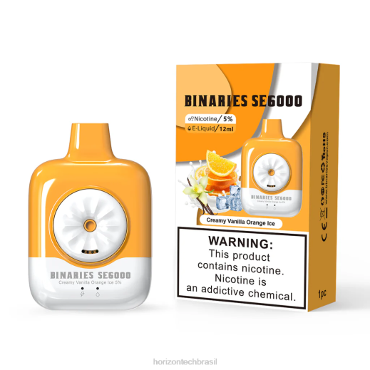 Gelo cremoso de baunilha e laranja