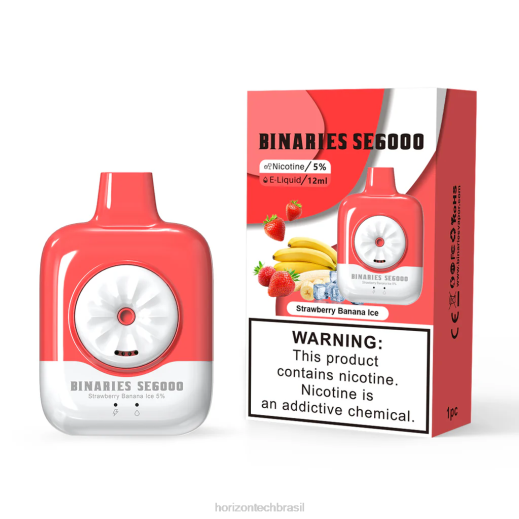 sorvete de banana e morango