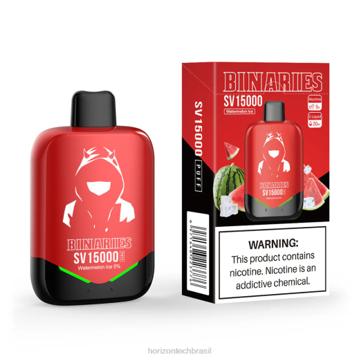 HorizonTech Binaries Cabin SV descartável gelo de melancia 844695 horizon tech vape