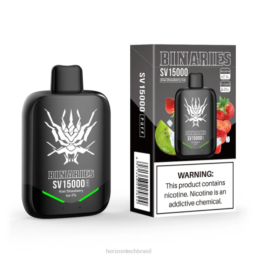 HorizonTech Binaries Cabin SV descartável gelo de morango e kiwi 844689 Horizon tech vape tank